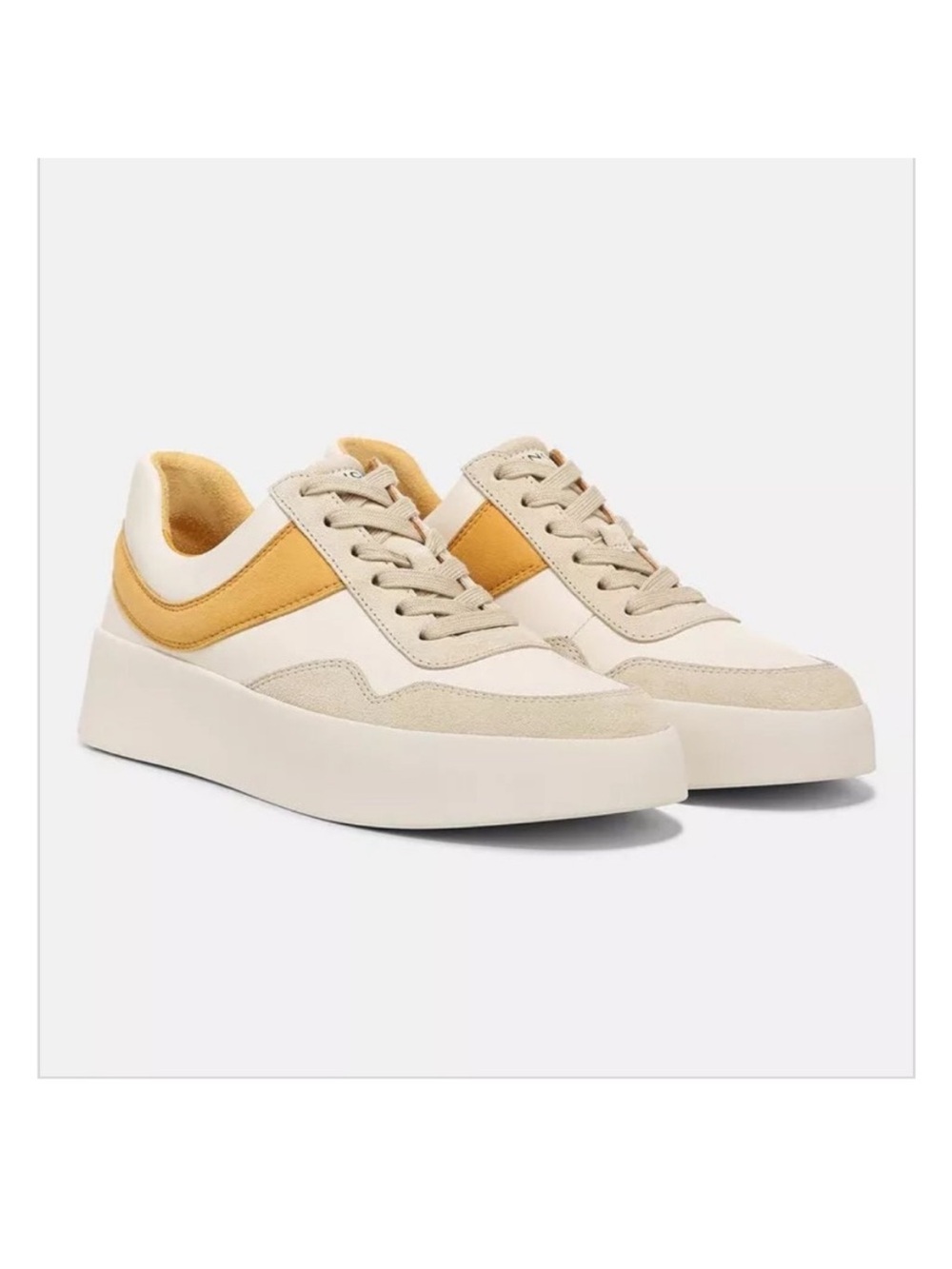 Vince Benfield Sneaker Cream/Milk and Gold